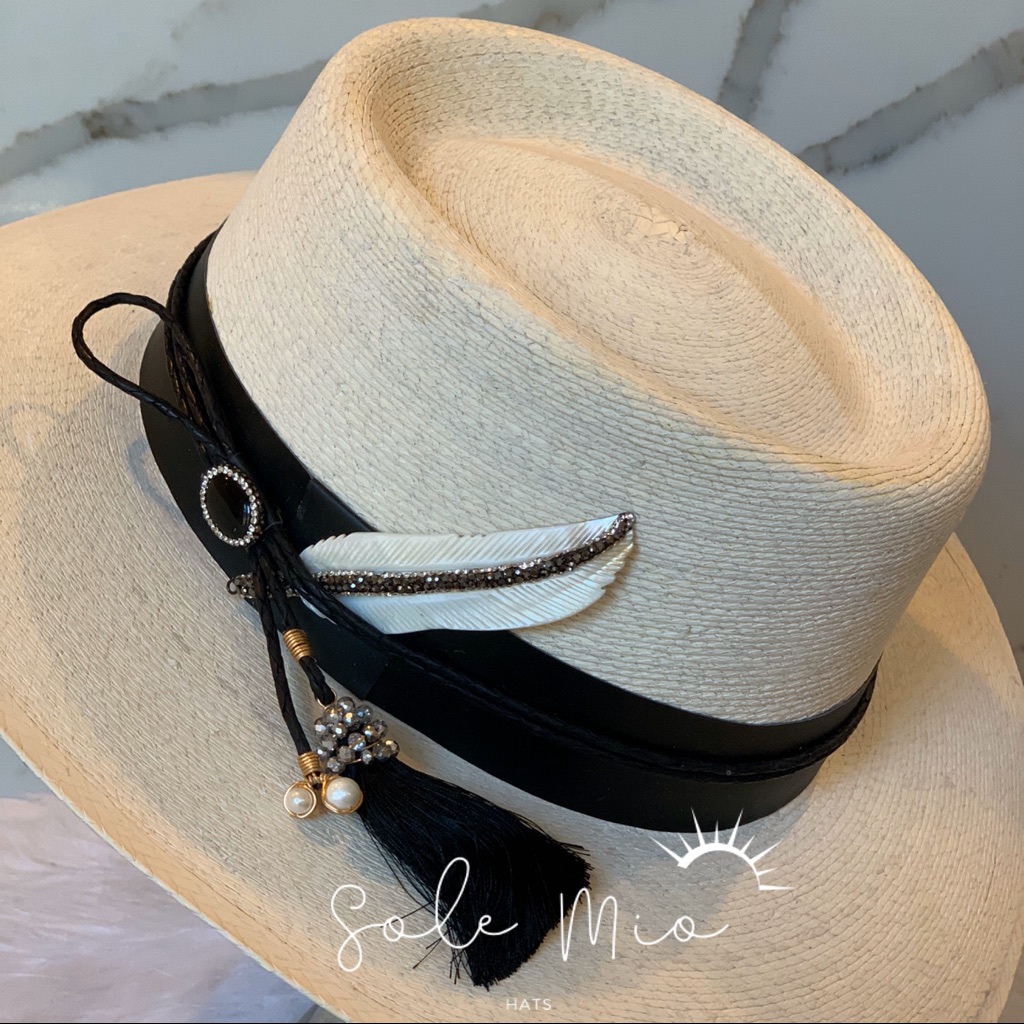 Hats. Handmade Hats. Palm Hats. Gamuza Hats